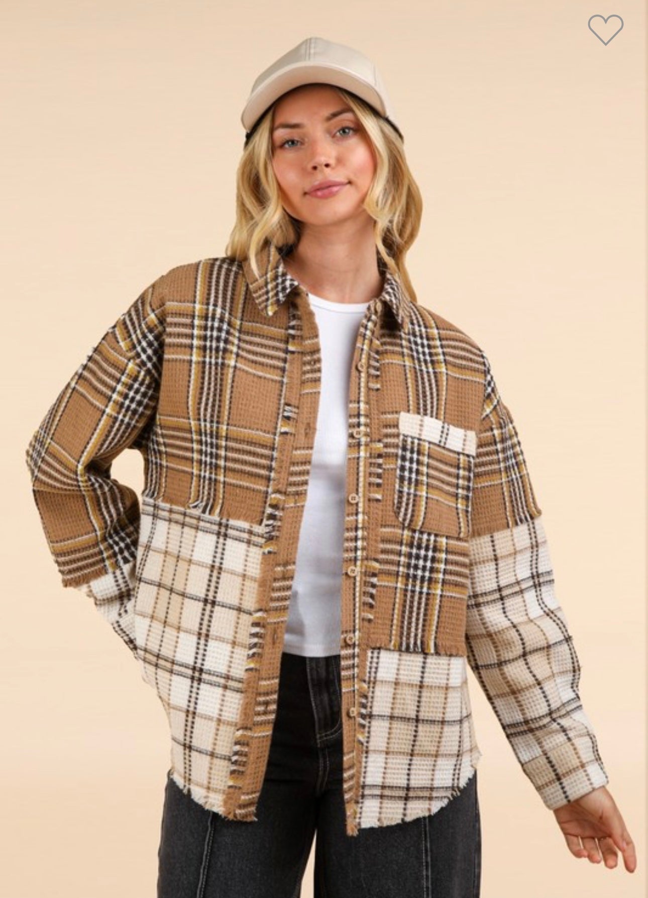 Plaid Oversized Shacket