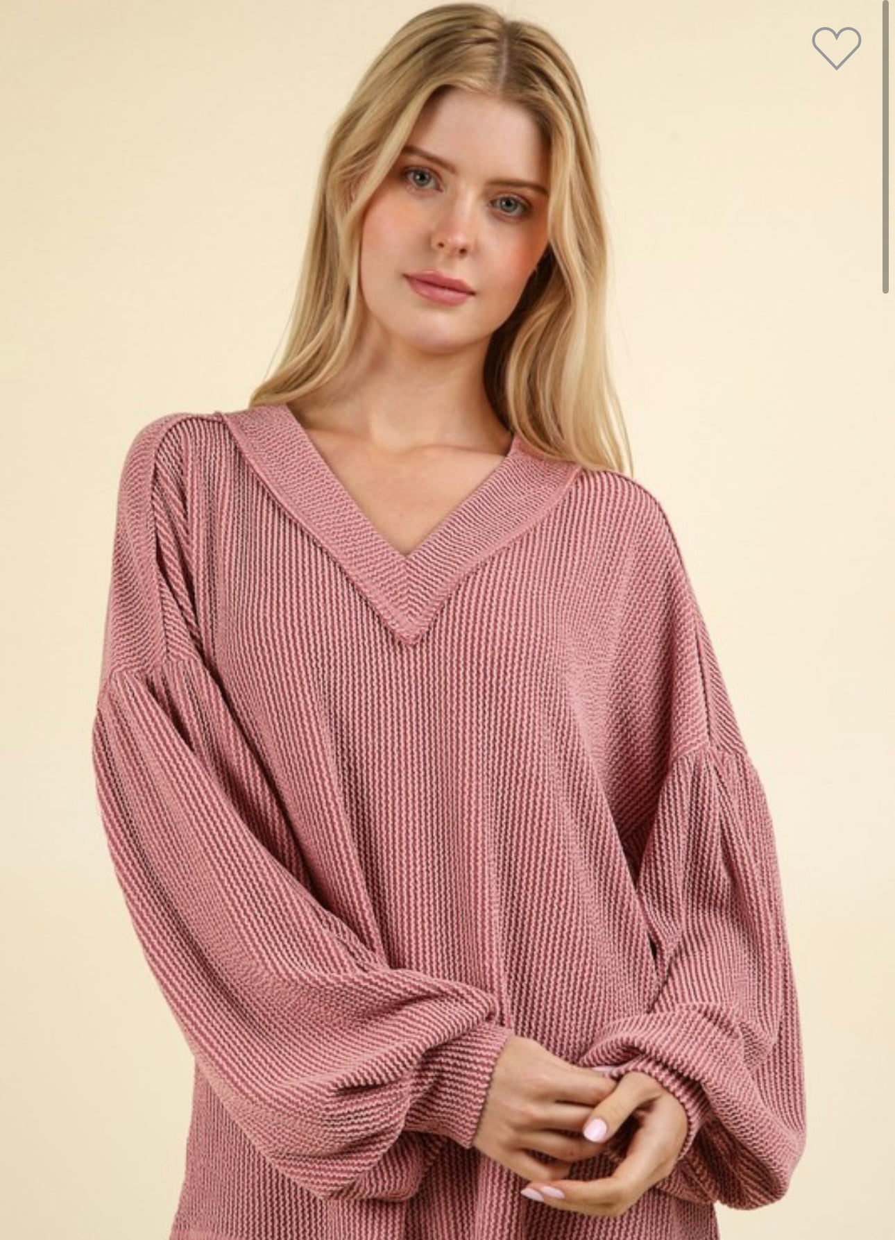 Oversized Knit Top