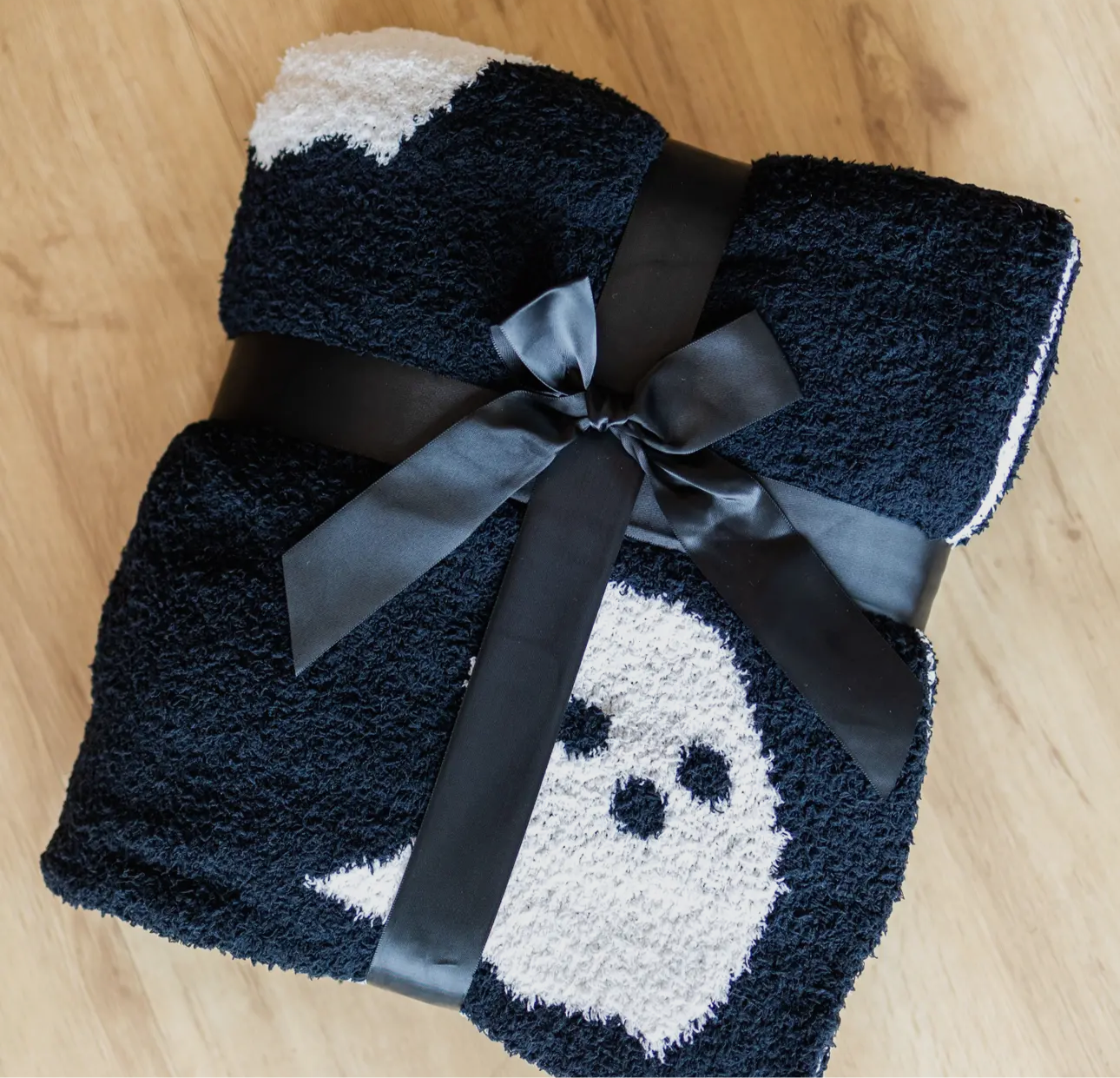 Reversible Ghost Throw Blanket