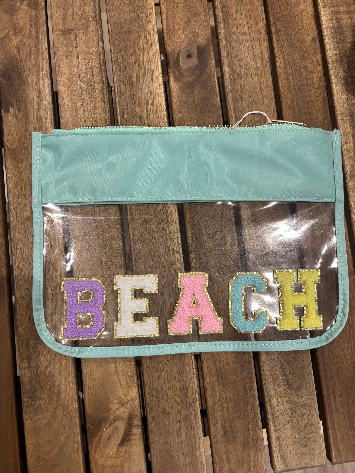 Varsity Clear Letter Pouch