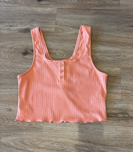 Don’t Blame Me Sleeveless Knit Crop Top