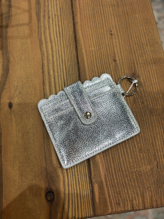 Silver Wallet Keychain