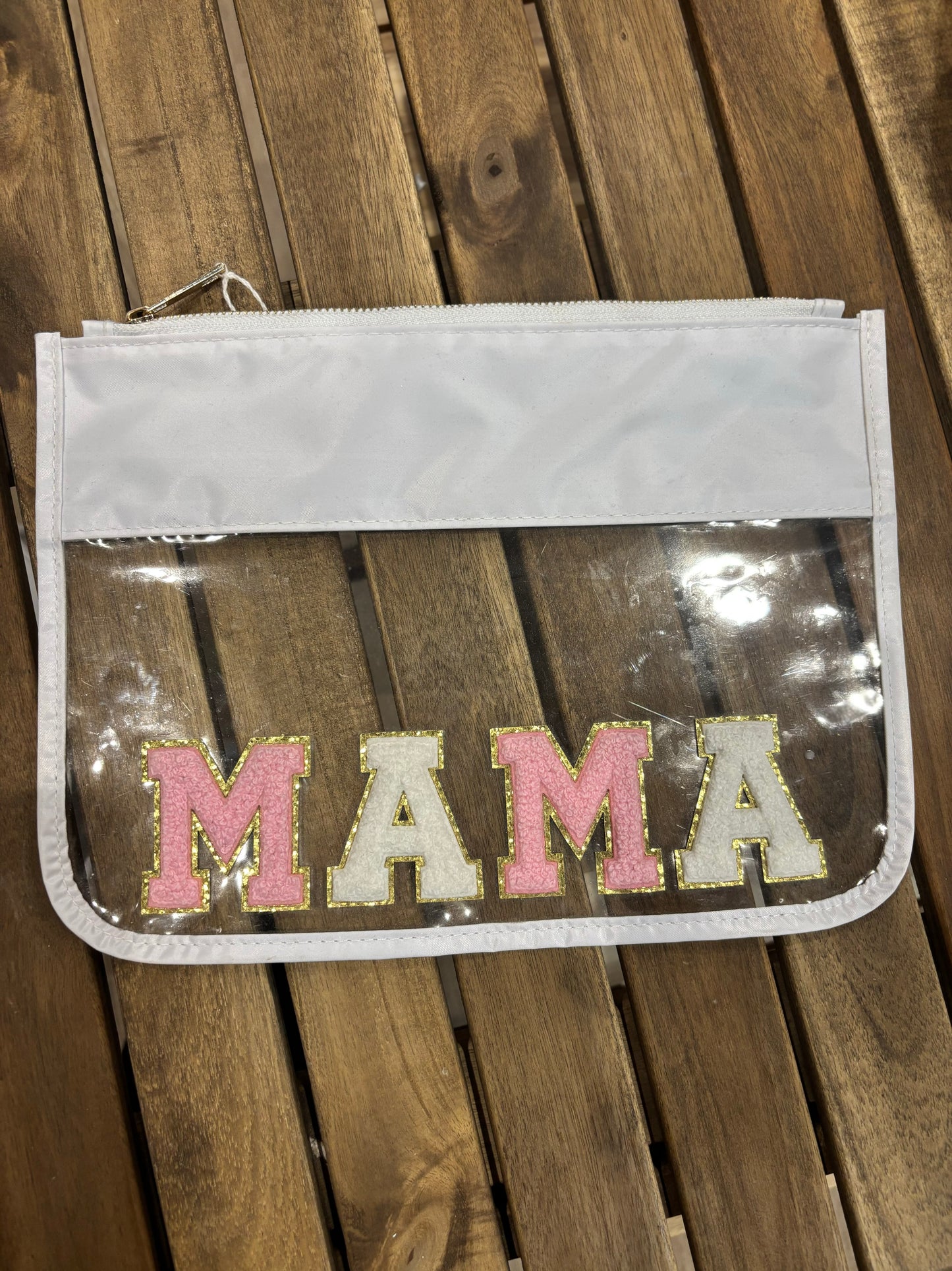 Varsity Clear Letter Pouch